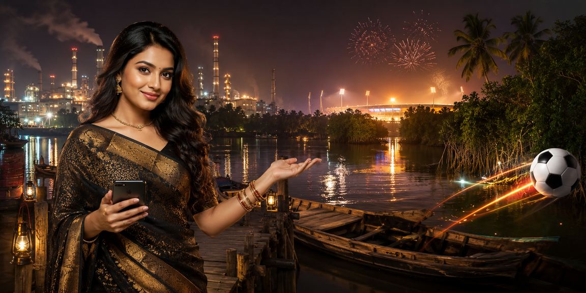 সুন্দরবন গ্রামে মোবাইল পেমেন্ট ব্যবহারের দৃশ্য